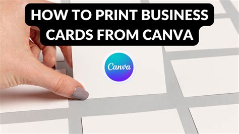 how to print business cards from canva at home and the importance of minimalist design in branding