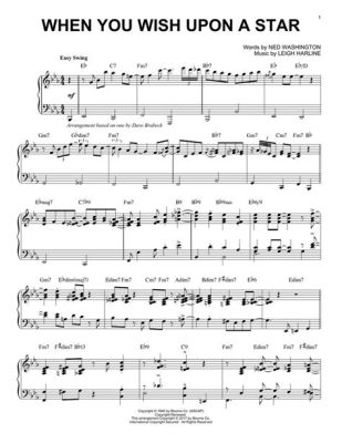 When You Wish Upon a Star Sheet Music: An Insightful Journey into the Dreamy Lyrics and Notation